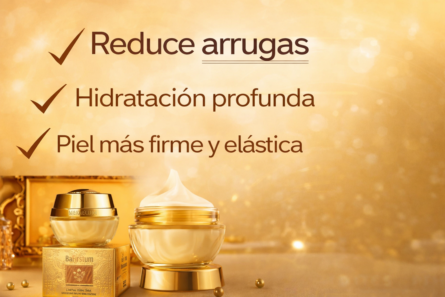 Crema Antiarrugas con Colágeno y Péptidos Activos – Efecto Rejuvenecedor 50ml  ⭐⭐⭐⭐⭐ 4.8/5 Más de 1.000 clientes satisfechos