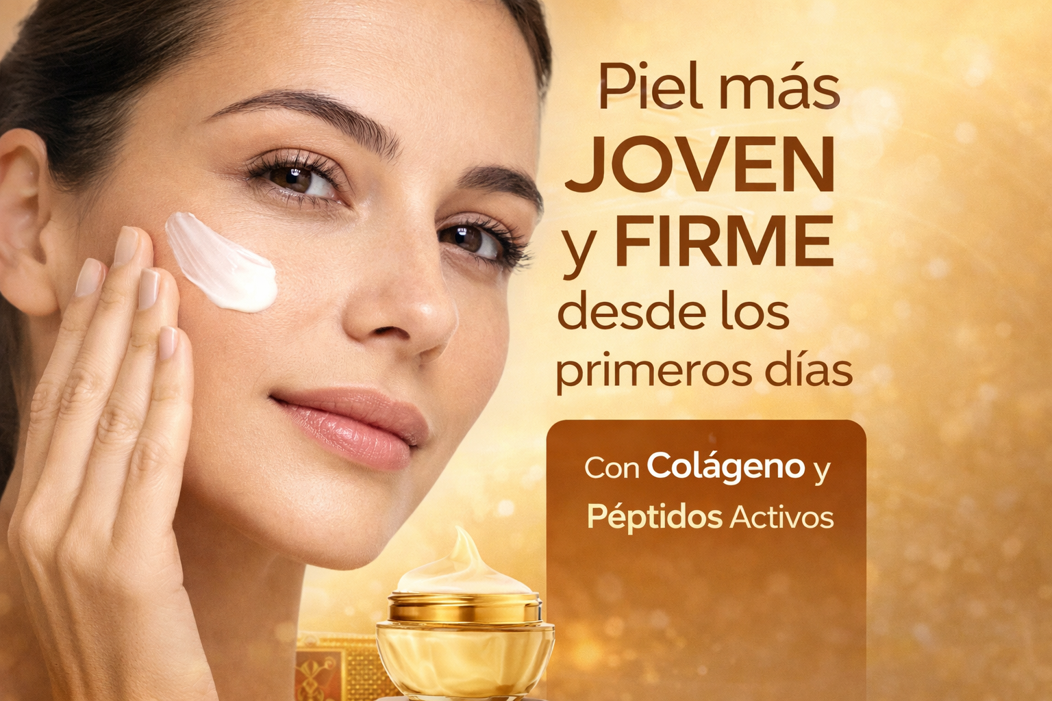 Crema Antiarrugas con Colágeno y Péptidos Activos – Efecto Rejuvenecedor 50ml  ⭐⭐⭐⭐⭐ 4.8/5 Más de 1.000 clientes satisfechos
